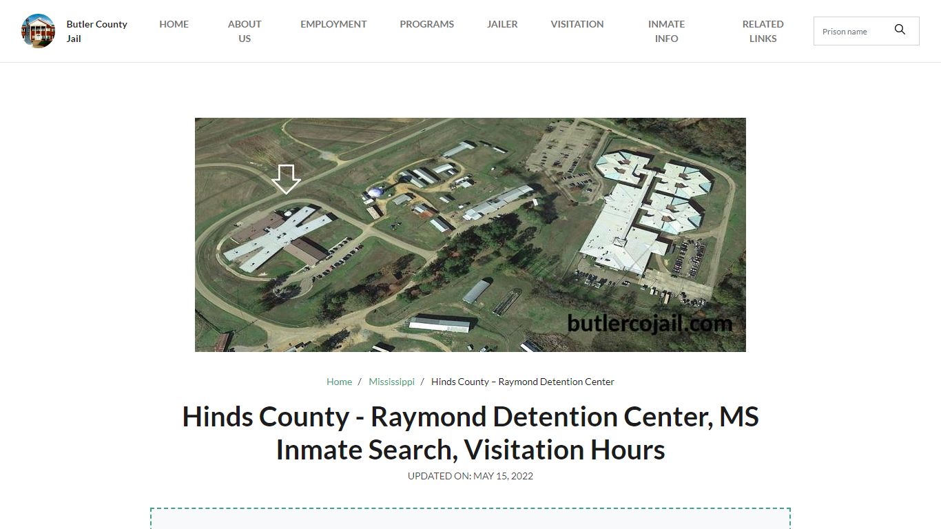 Hinds County - Raymond Detention Center, MS Inmate Search ...